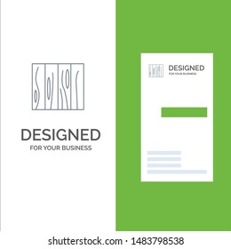 Tile, Furniture, Interior, Design, Wood, Texture Grey Logo Design and Business Card Template