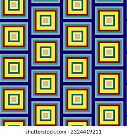 Tile geometric colorful seamless repeat pattern design background vector. For printing gift wrapping paper, bed linen, textile, fabric, cover, bags prints, cloth print