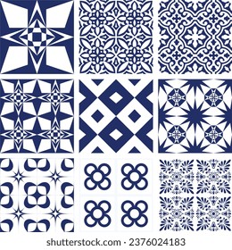 Tile Geometric seamless pattern vector design