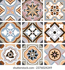 Tile Geometric seamless pattern vector design