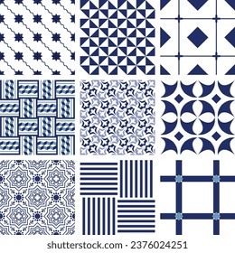 Tile Geometric seamless pattern vector design