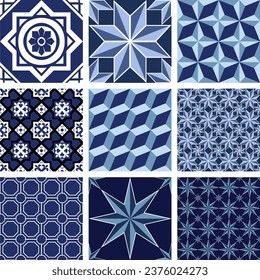Tile Geometric seamless pattern vector design