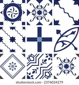 Tile Geometric seamless pattern vector design