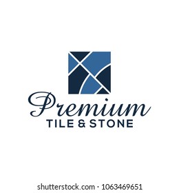 Tile Logo Design Stock Vector (Royalty Free) 1063469651