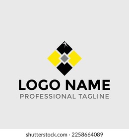 Tile Logo Design Concept Template