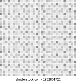 Tile motif with gray gradient color squares