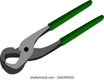 Nippers, ilustración, vector sobre fondo blanco.