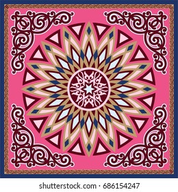 Tile with oriental ornament 2