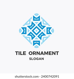 Tile Ornament Design Vector Ceramic
