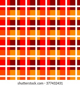tile ornament red Burgundy yellow square with white stripes vector