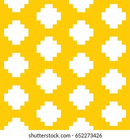 Tile pastel yellow and white vector pattern or website background