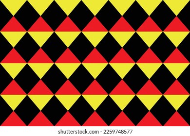 Tile pattern: colorful diamond on the black background 