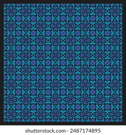 Tile pattern geometric repeat mosaic wall background classic shape texture