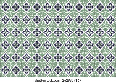 Tile pattern geometric pattern vintage pattern Thai or Moroccan influenced 