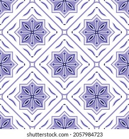 tile pattern, Modern seamless background for ceramic, batik, textile, paper, gray, wall, tiled, decorative wallpaper, Portugal ornament, pottery folk print, Spanish tableware, vintage tiles, vector