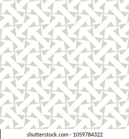 Tile pattern, strip, arrow, monochrome, seamless vector background.