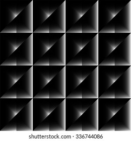 Tile of a repeatable pattern with squares.