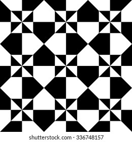 Tile of a repeatable pattern with squares.