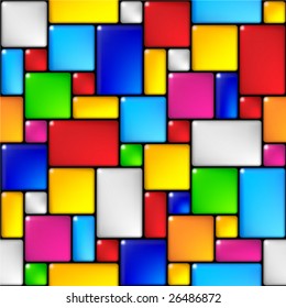 El fondo del mosaico es impecable. (Ver antecedentes más transparentes en mi cartera)