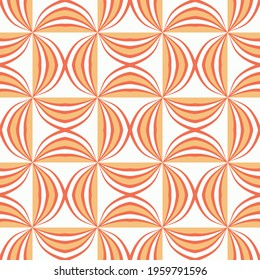 Tile seamless pattern design. With colourful motifs background.