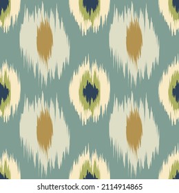 Tile seamless pattern design. With colourful motifs background.