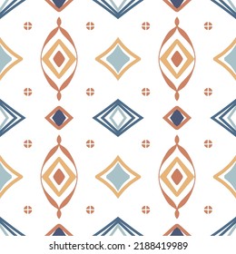 Tile seamless pattern design. With colourful motifs background. Vector illustation Eps10