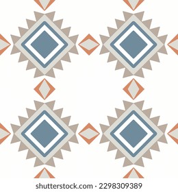 Tile seamless pattern design. With colourful motifs. Vector illustration EPS10.