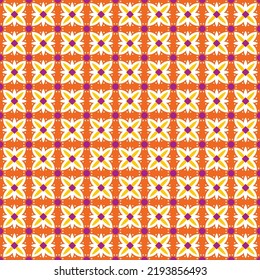 Tile Nahtlose Muster, Blumendekoration für Textilien