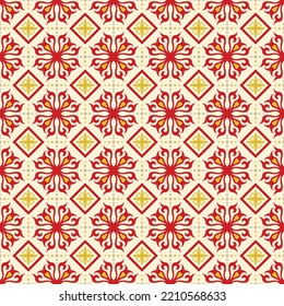 Diseño de fondo decorativo floral, diseño de motivos murales