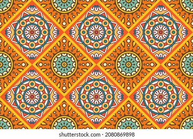 tile seamless pattern with mandala