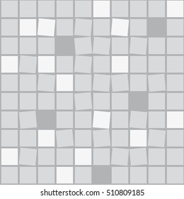 Tile skewed in gray