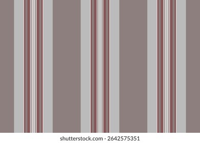 Tile texture pattern seamless, bedroom background fabric stripe. Manufacturing vertical lines vector textile in white and pastel colors palette.