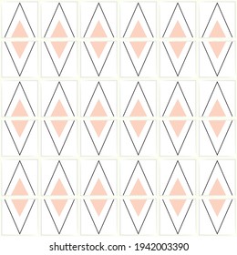 tile thirteen lozango pink white black