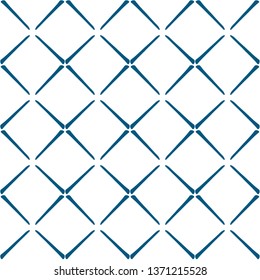 Tile traditional seamless pattern in scandinavian style. For bathroom, kitchen, swedish design. Vector illustration