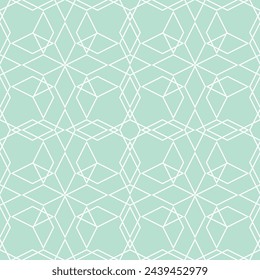 Tile vector pattern or mint green wallpaper background for decoration wallpaper