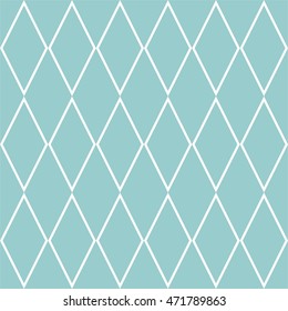 Tile vector pattern or mint green and white wallpaper background