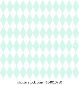 Tile Vector Pattern Or Mint Green And White Wallpaper Background