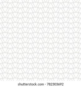 Tile vector pattern with triangle print on white and grey background