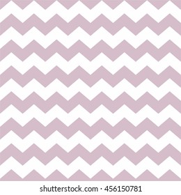 Tile vector pattern with violet zig zag on white background