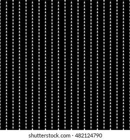 Tile vector pattern with white arrows on black background