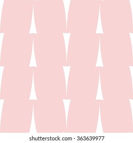 Tile vector pattern with white print on pastel pink background