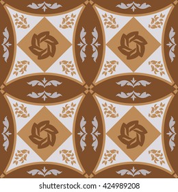  Tile with Victorian motives. Tile