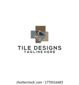 Tile Wall Company Logo Template Vector