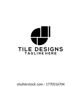 Vector de plantillas de logotipo de la Compañía de paredes de mosaico