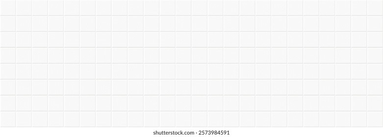 Tile for wall and floor in kitchen bathroom toilet. Clean square ceramic tiled. Vector