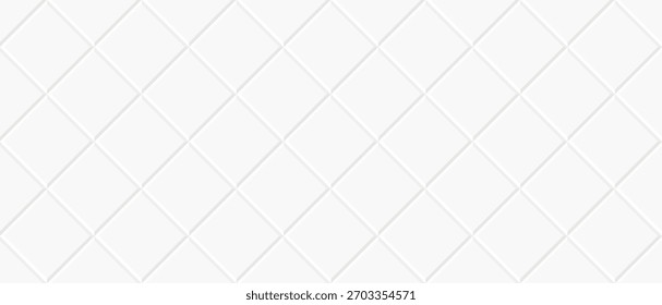 Azulejo para pared y suelo en cocina baño aseo. Azulejos de cerámica cuadrados limpios. Vector
