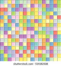 Tile wall. Vector background.