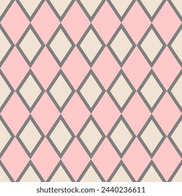 Tile white, grey and pastel pink background or vector pattern