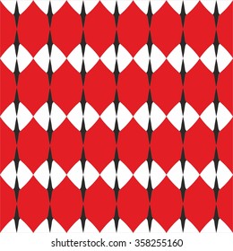 Tile white, red and grey vector pattern or website background