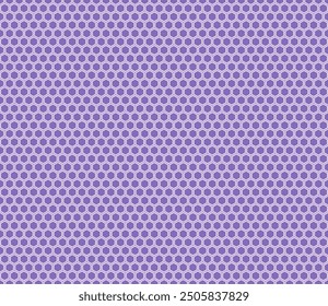 Tileable abstract background. Mauve color on matching background. Simple hexagon pattern with inner solid cells. Regular hexagon shapes. Seamless pattern. Tileable vector illustration.